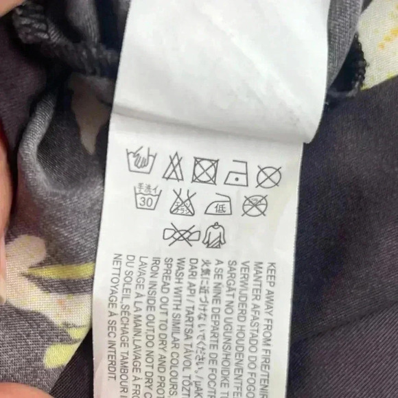 Some Days Lovin Botanic Floral Print Swing Dress Brown Sz S - Picture 12 of 14